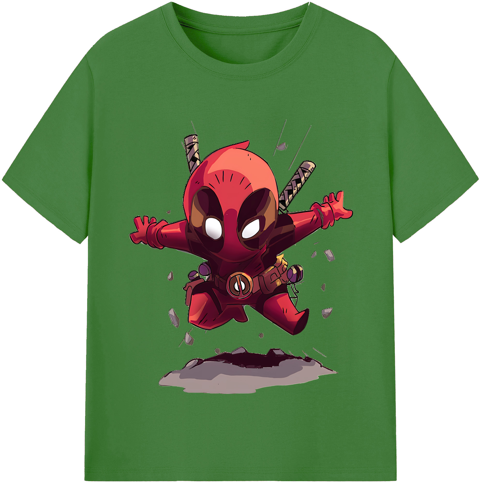 （画像用） Deadpool デッドプール レディースカジュアルプリントTシャツ（綿100％）